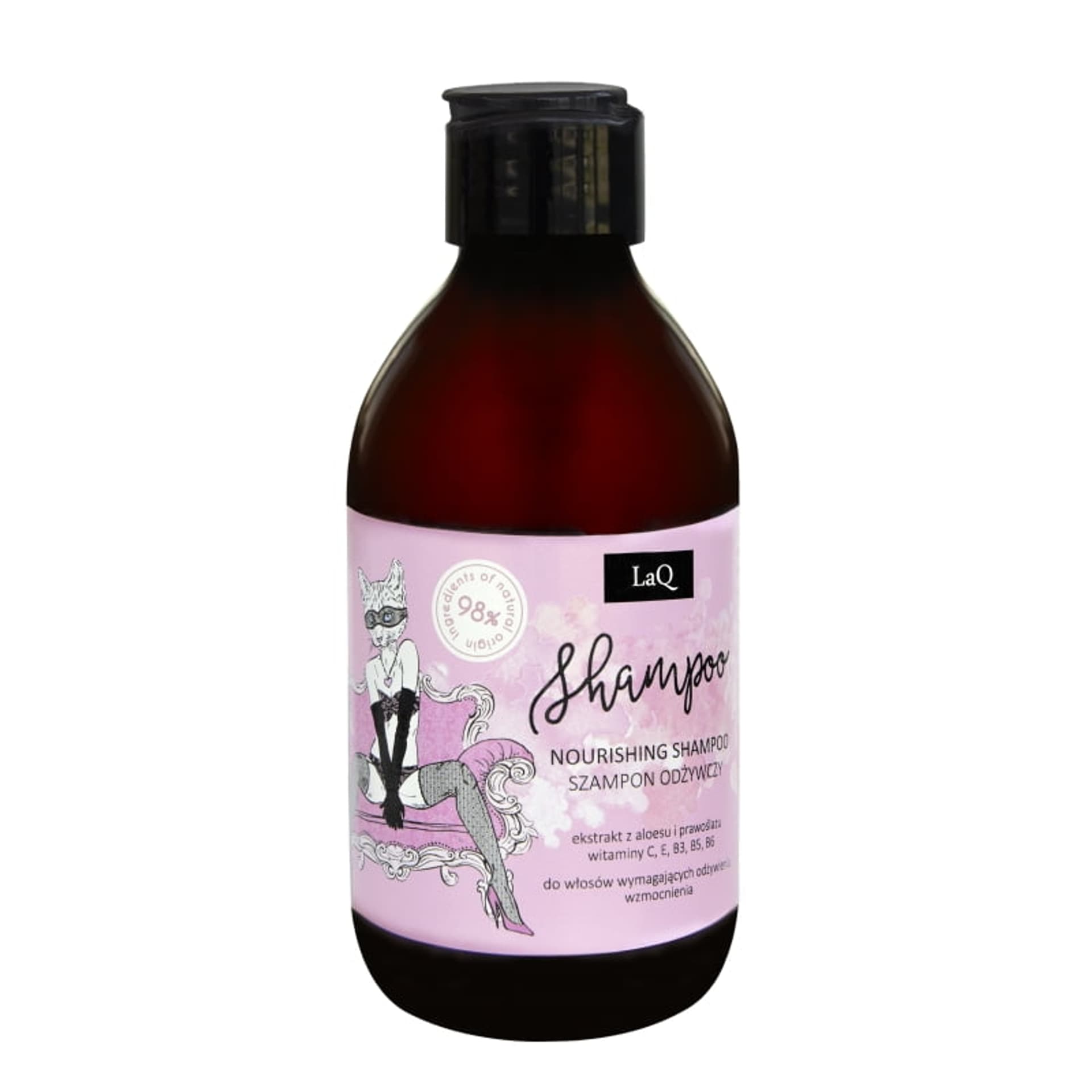 

LaQ Kocica Piwonia Odżywczy Szampon do włosów 300ml