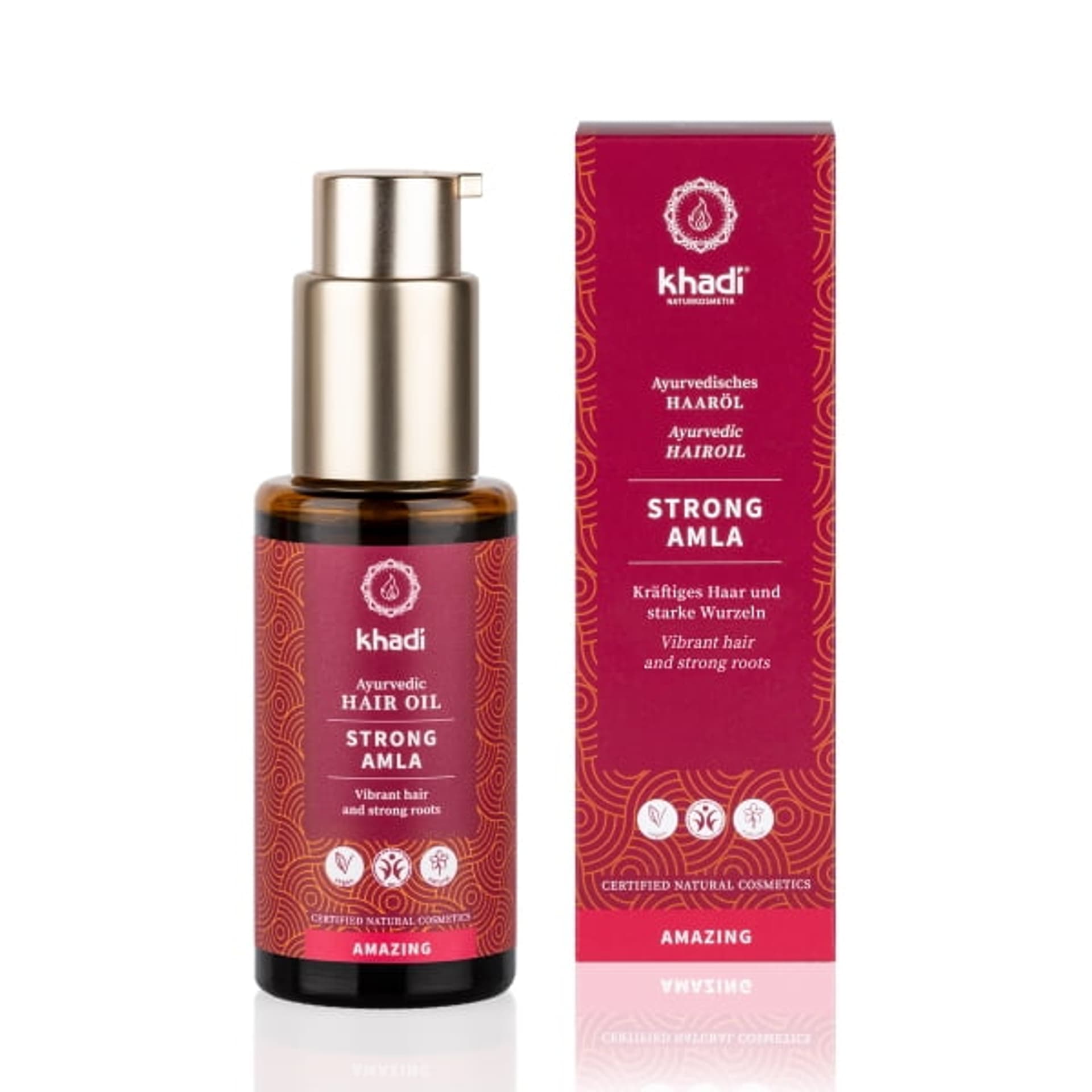 

Wzmacniający olejek do włosów Khadi - Amla 50ml