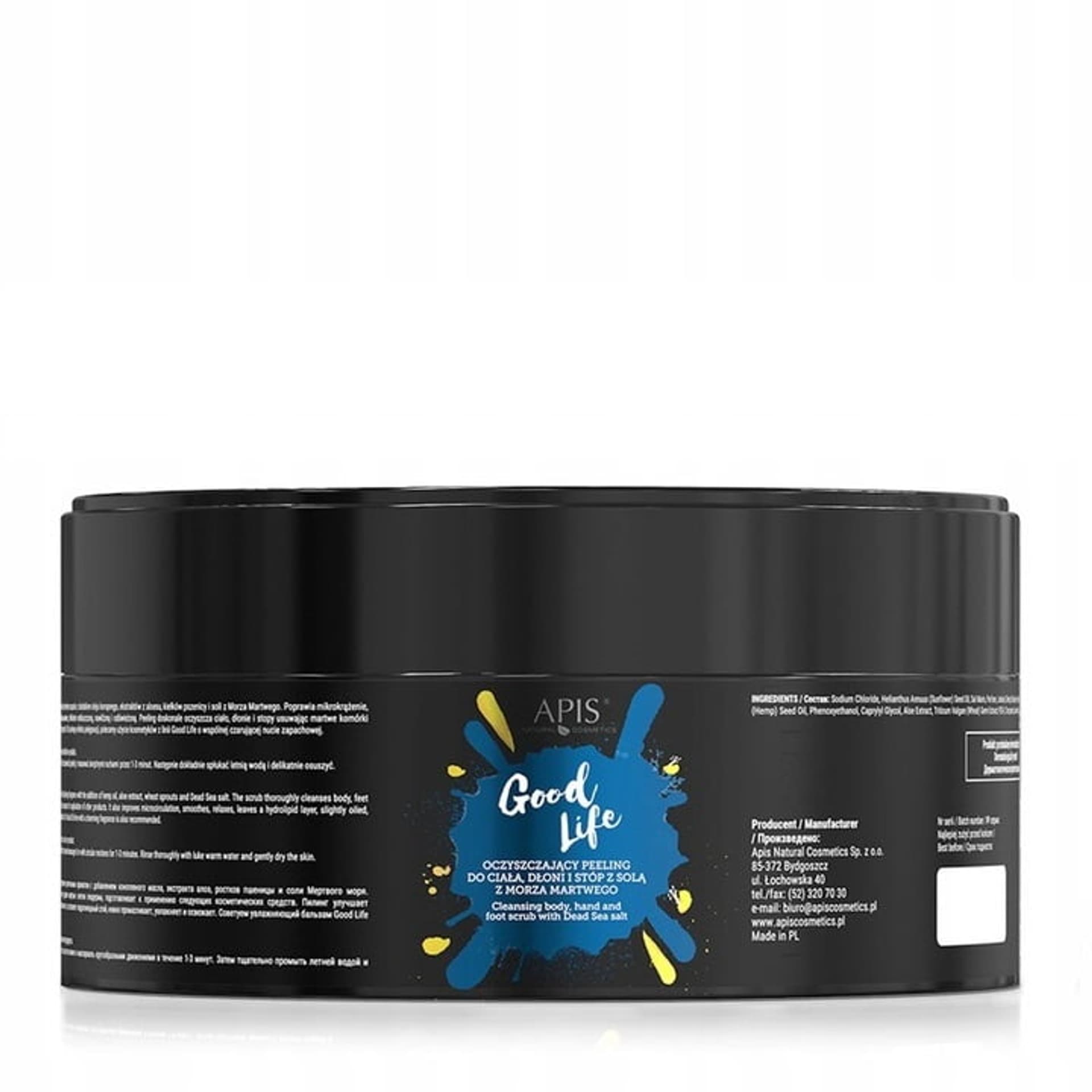 

Apis Good Life oczyszczający peeling do ciała dłoni i stóp 250g