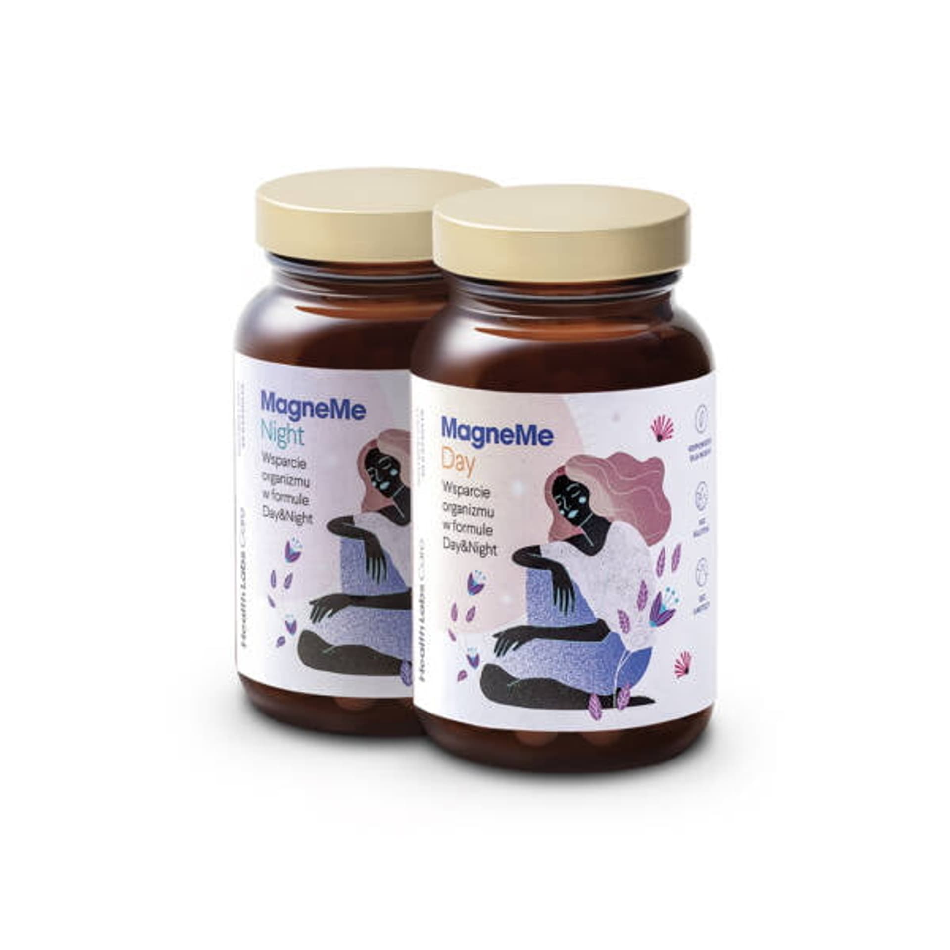 

HealthLabs MagneMe DayNight połączenie czterech form magnezu i witaminy B6 suplement diety 120 kapsułek
