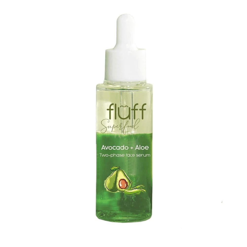 

Fluff Two-Phase Face Serum booster dwufazowy do twarzy Aloes i Awokado 40ml