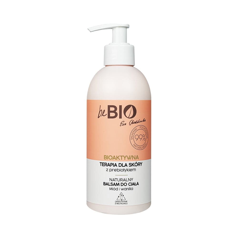 

BeBio Ewa Chodakowska Naturalny balsam do ciała bioaktywna terapia dla skóry Miód i Wanilia 400ml