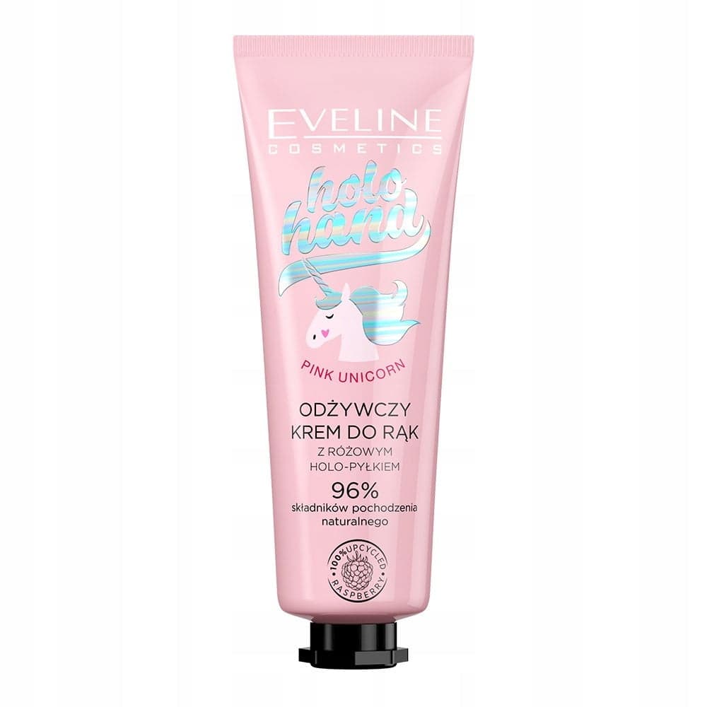 

Eveline Holo Hand Pink Unicorn Odżywczy Krem do rąk z różowym holo pyłkiem 50ml