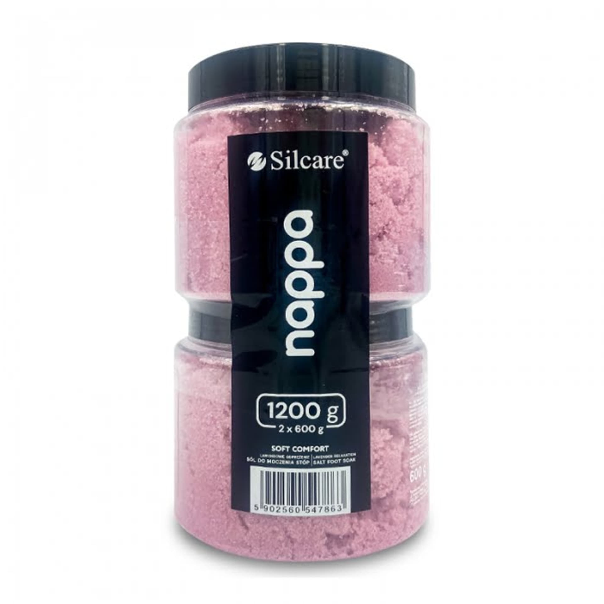 

Silcare Nappa Salt sól do stóp Lawenda 2x600g