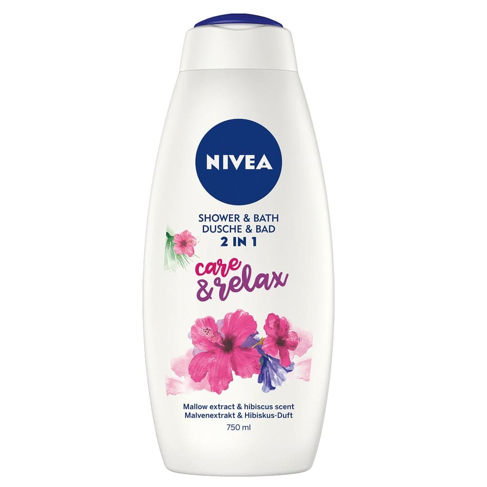 

Nivea Shower Bath płyn do kąpieli i żel pod prysznic 2w1 CareRelax 750ml