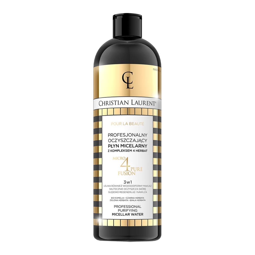 

Christian Laurent Pour La Beaute profesjonalny oczyszczający płyn micelarny z kompleksem 4 herbat 500ml