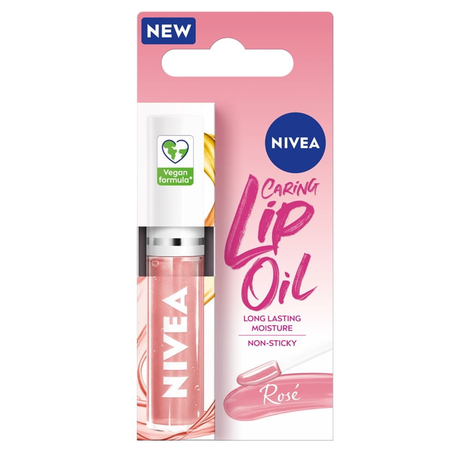 

Nivea Caring Lip Oil pielęgnujący olejek do ust Rose 5.5 ml