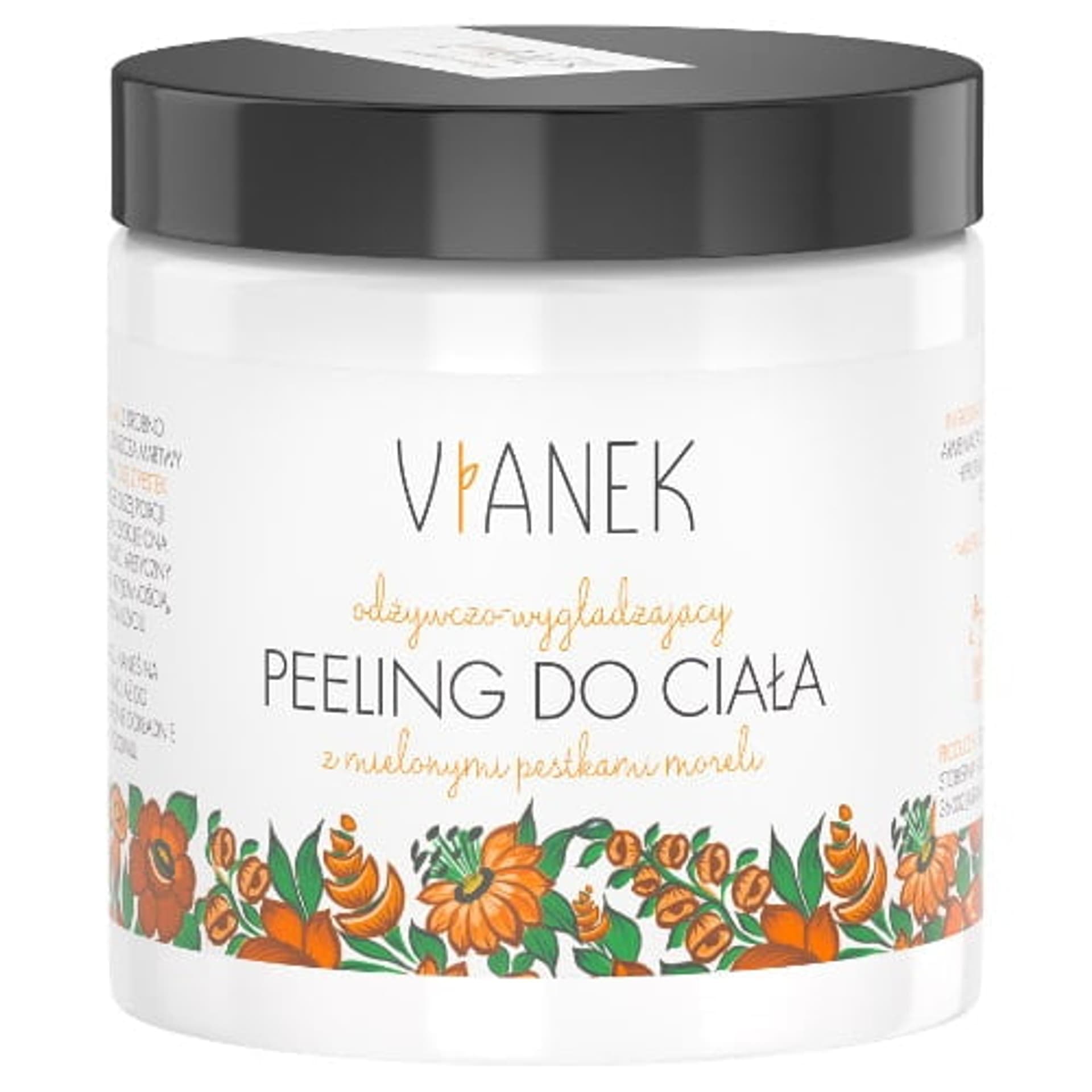 

Vianek Odżywczo-wygładzający peeling do ciała z mielonymi pestkami moreli 150ml