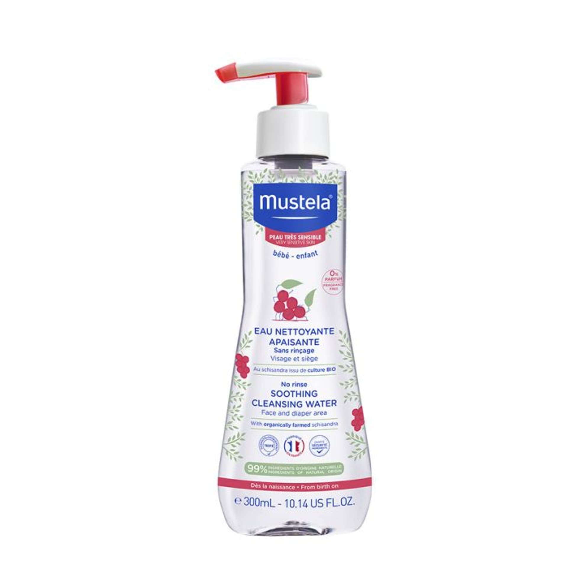 

Mustela No-Rinse Soothing Cleansing Water oczyszczający płyn dla dzieci 300ml