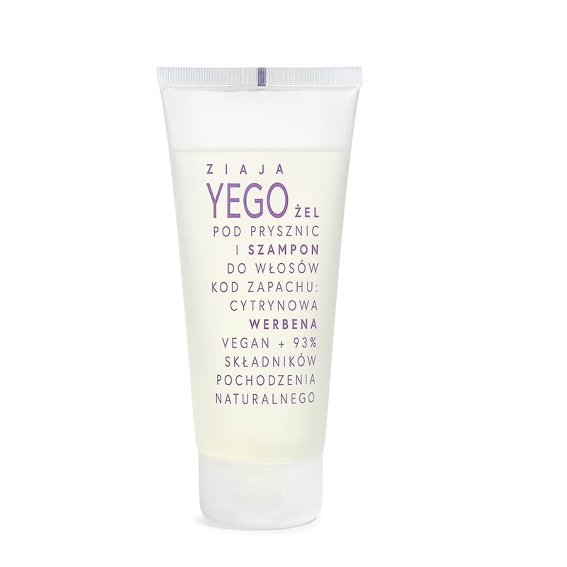 

Ziaja Yego żel pod prysznic i szampon do włosów Cytrynowa Werbena 200ml