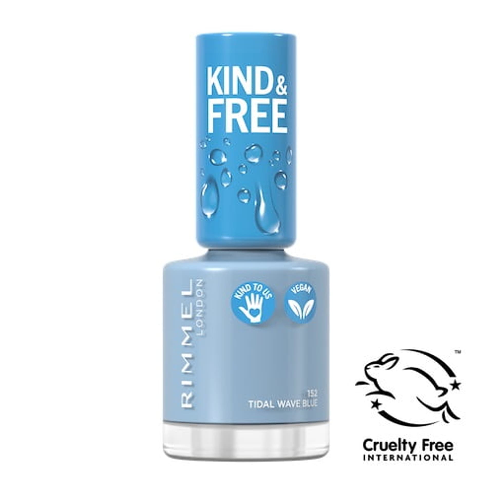 

Rimmel Kind Free wegański lakier do paznokci 152 Tidal Wave Blue 8ml