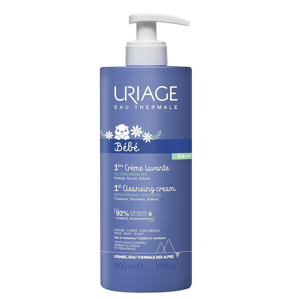 

URIAGE Bebe 1st Cleansing Cream pieniący się krem do kąpieli dla dzieci 500ml