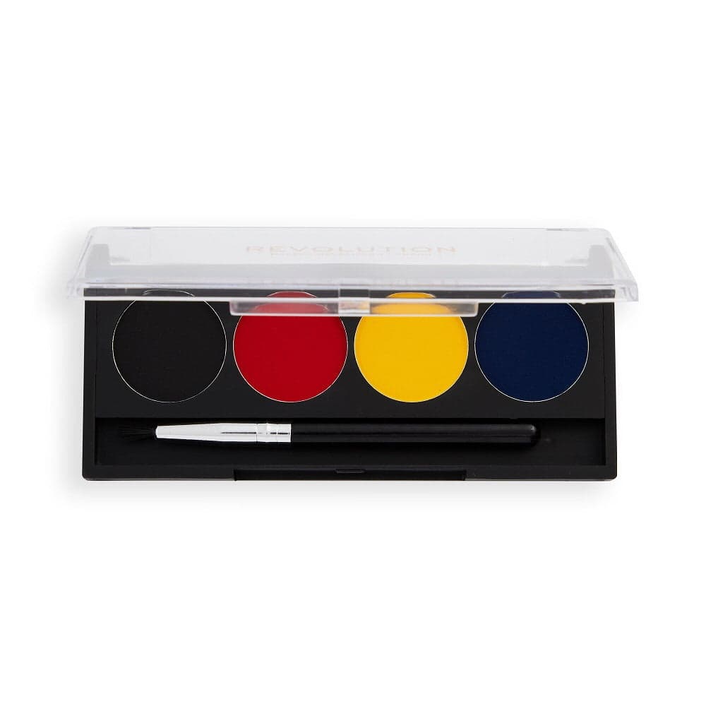 

Makeup Revolution Water Activated Graphic Liner Palettes paleta eyelinerów z pędzelkiem Artist Ego 5.4g