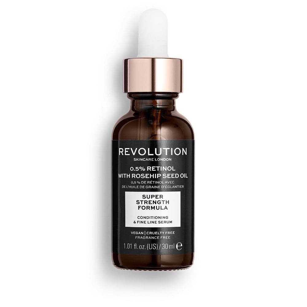 

Revolution Skincare 0.5% Retinol With Rosehip Seed Oil przeciwzmarszczkowe serum nawilżające 30ml