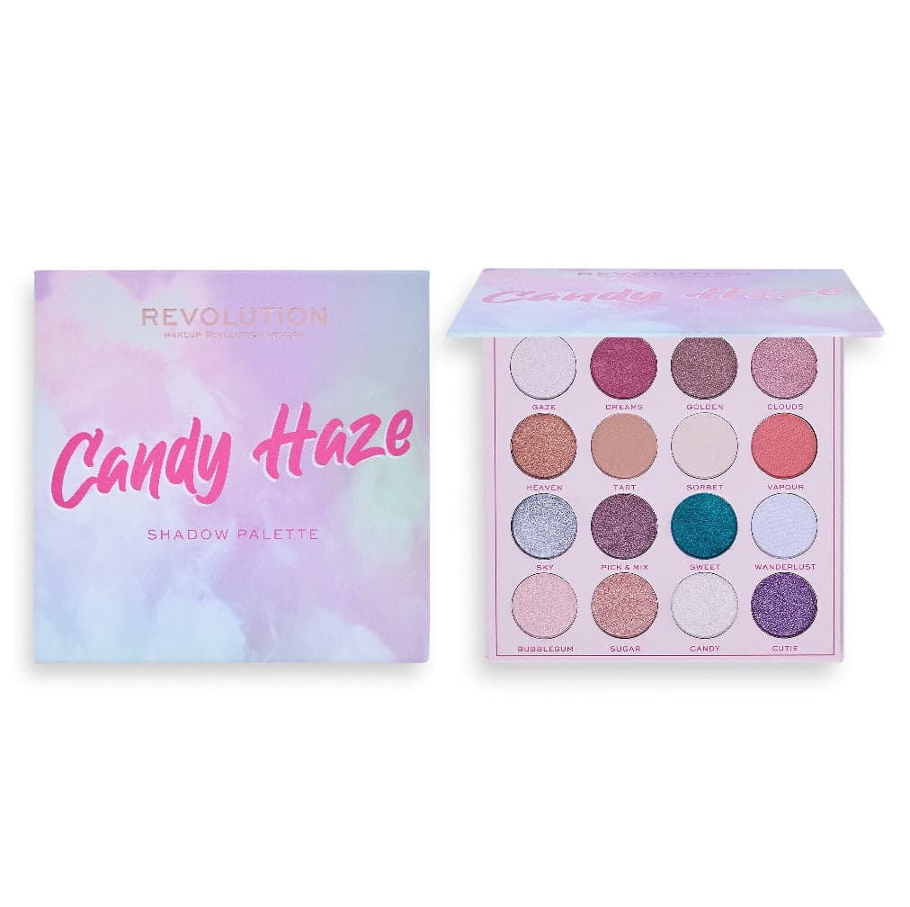 

Makeup Revolution Candy Haze Eyeshadow Palette paletka cieni do powiek Cloud Gazer 16g