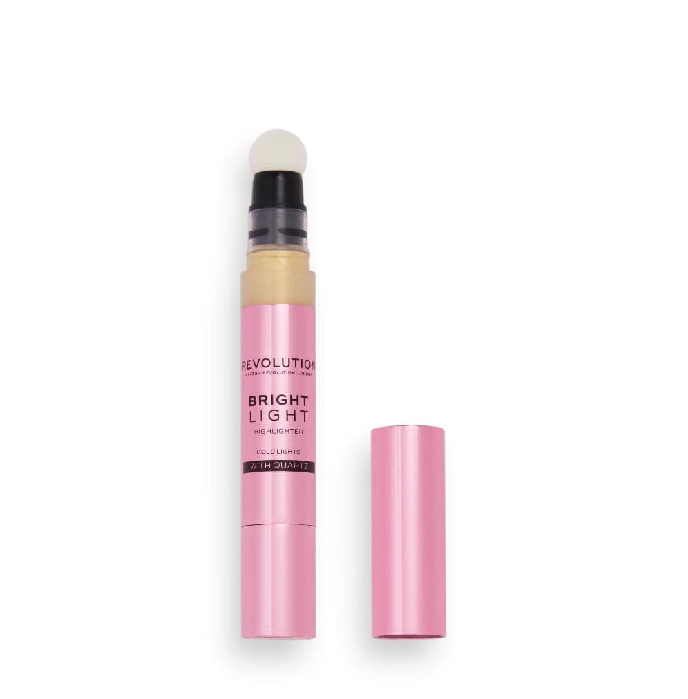 

Makeup Revolution Bright Light Liquid Highlighter rozświetlacz w płynie Gold Lights 3ml