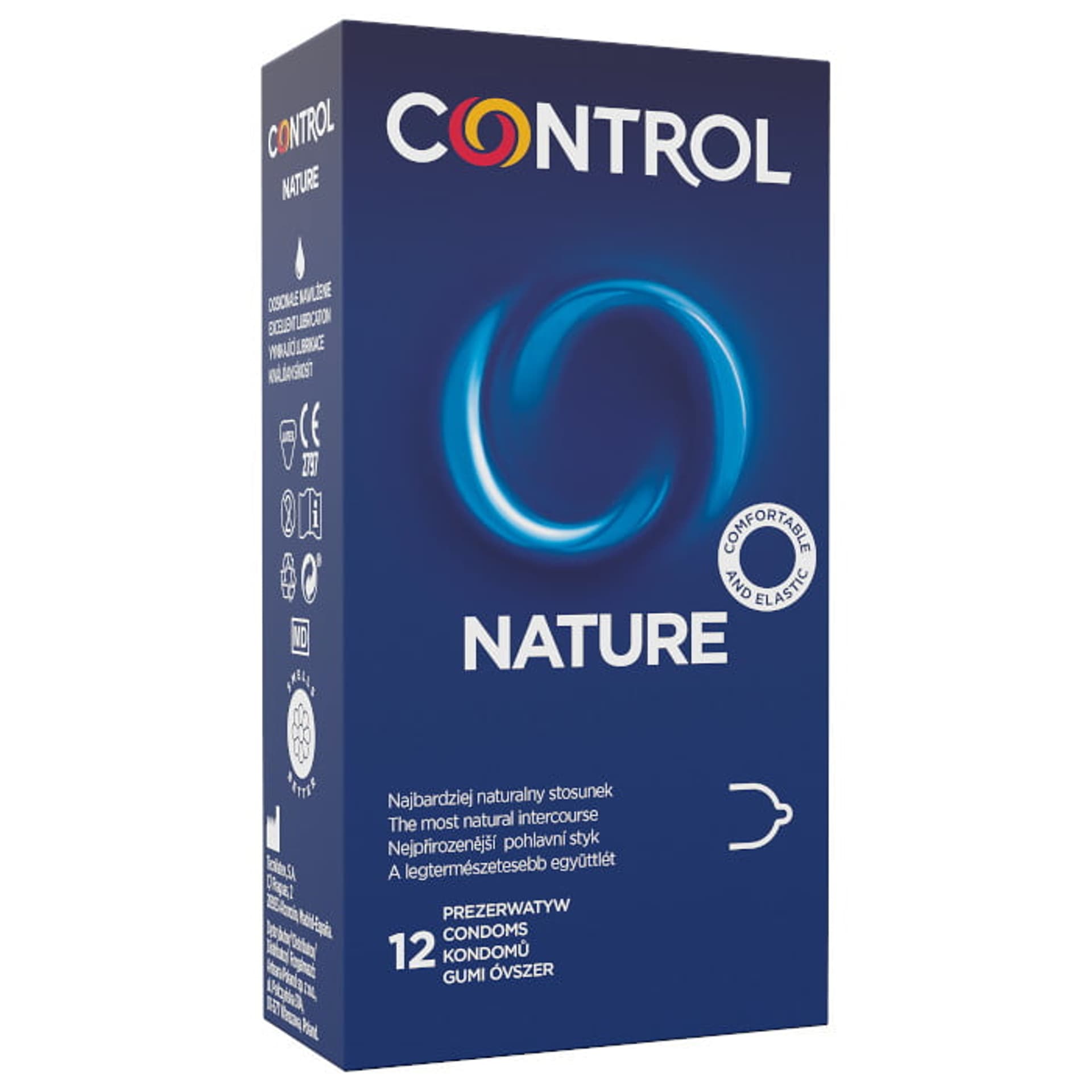 

Control Nature ergonomiczne prezerwatywy z naturalnego lateksu 12szt.
