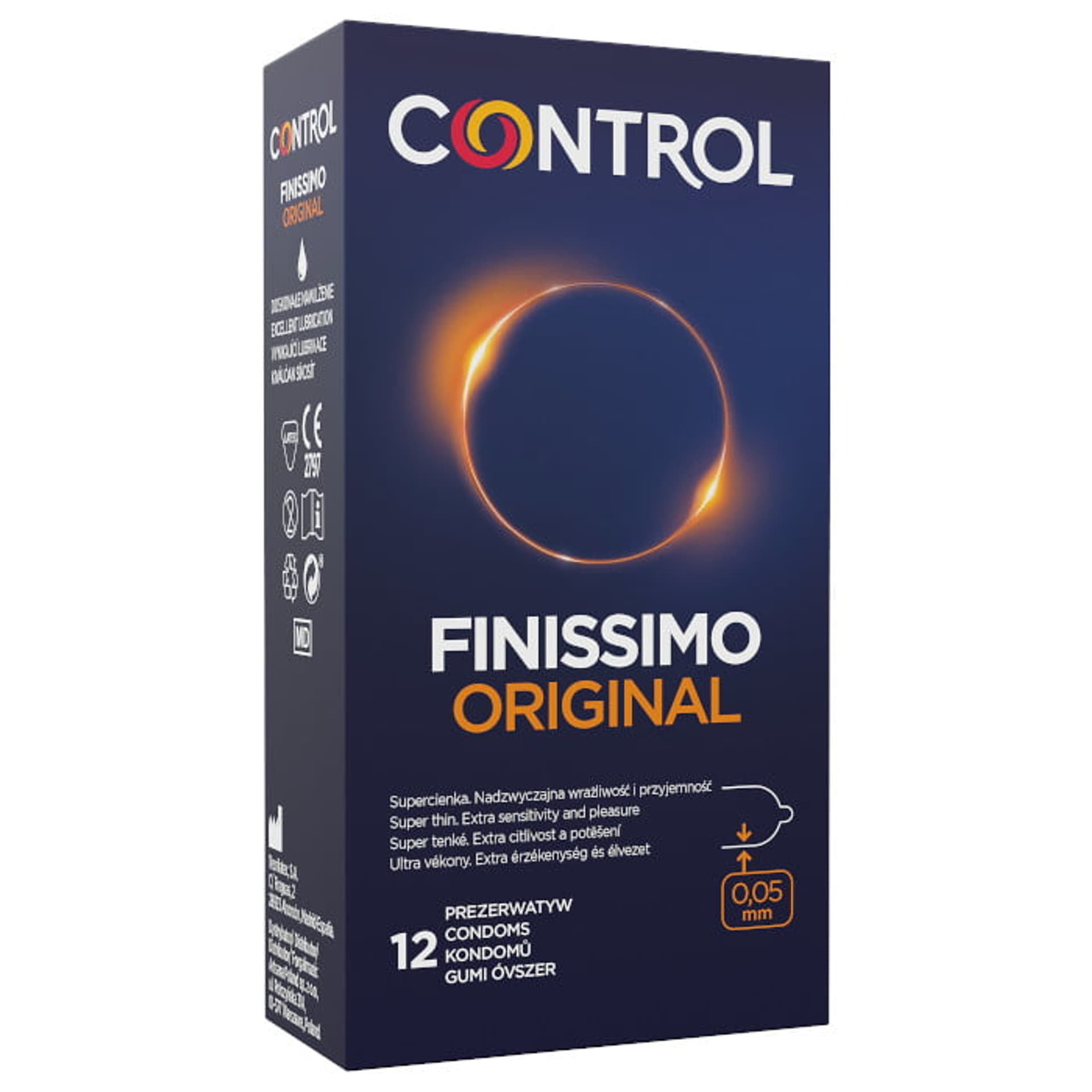 

Control Finissimo Original bardzo cienkie prezerwatywy z naturalnego lateksu 12szt.