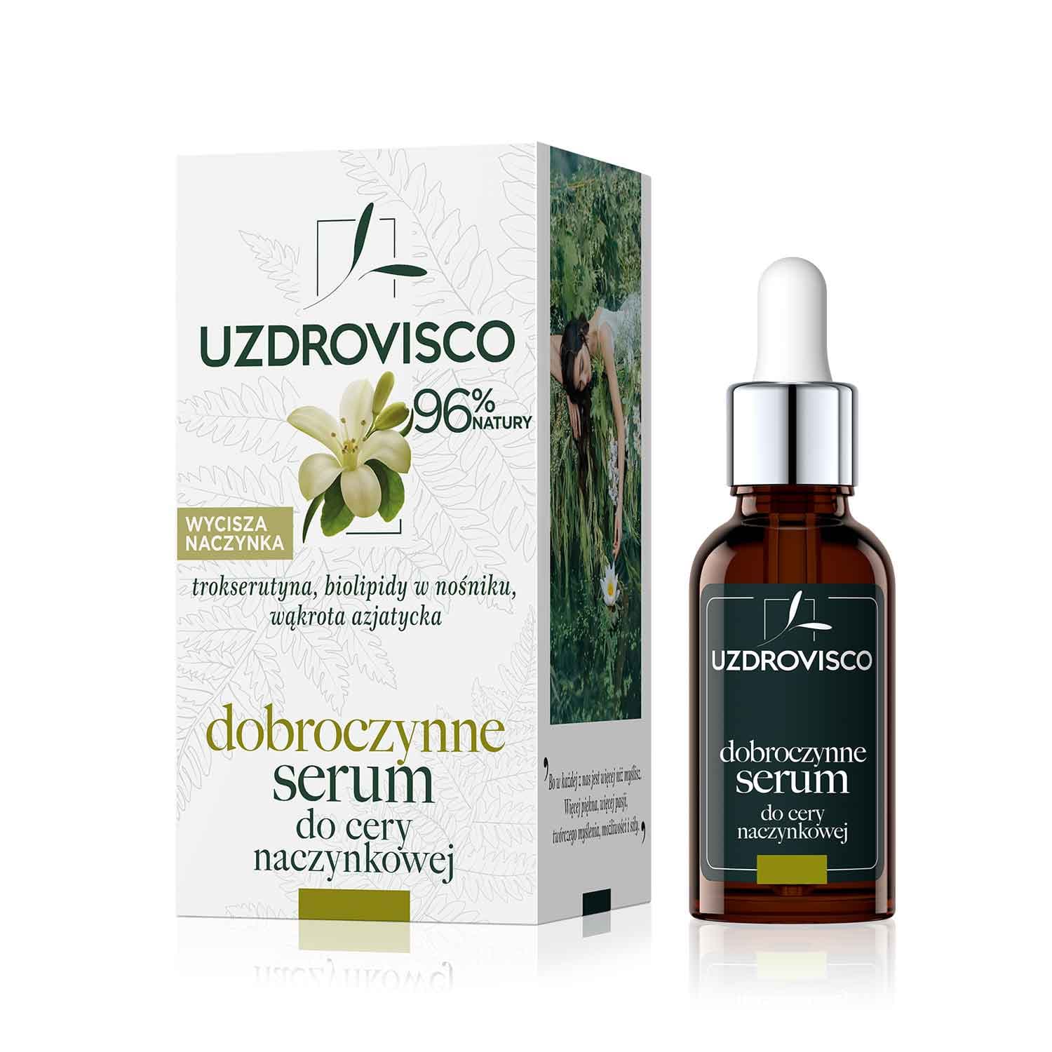 

UZDROVISCO Naczynka dobroczynne serum do cery naczynkowej 30ml