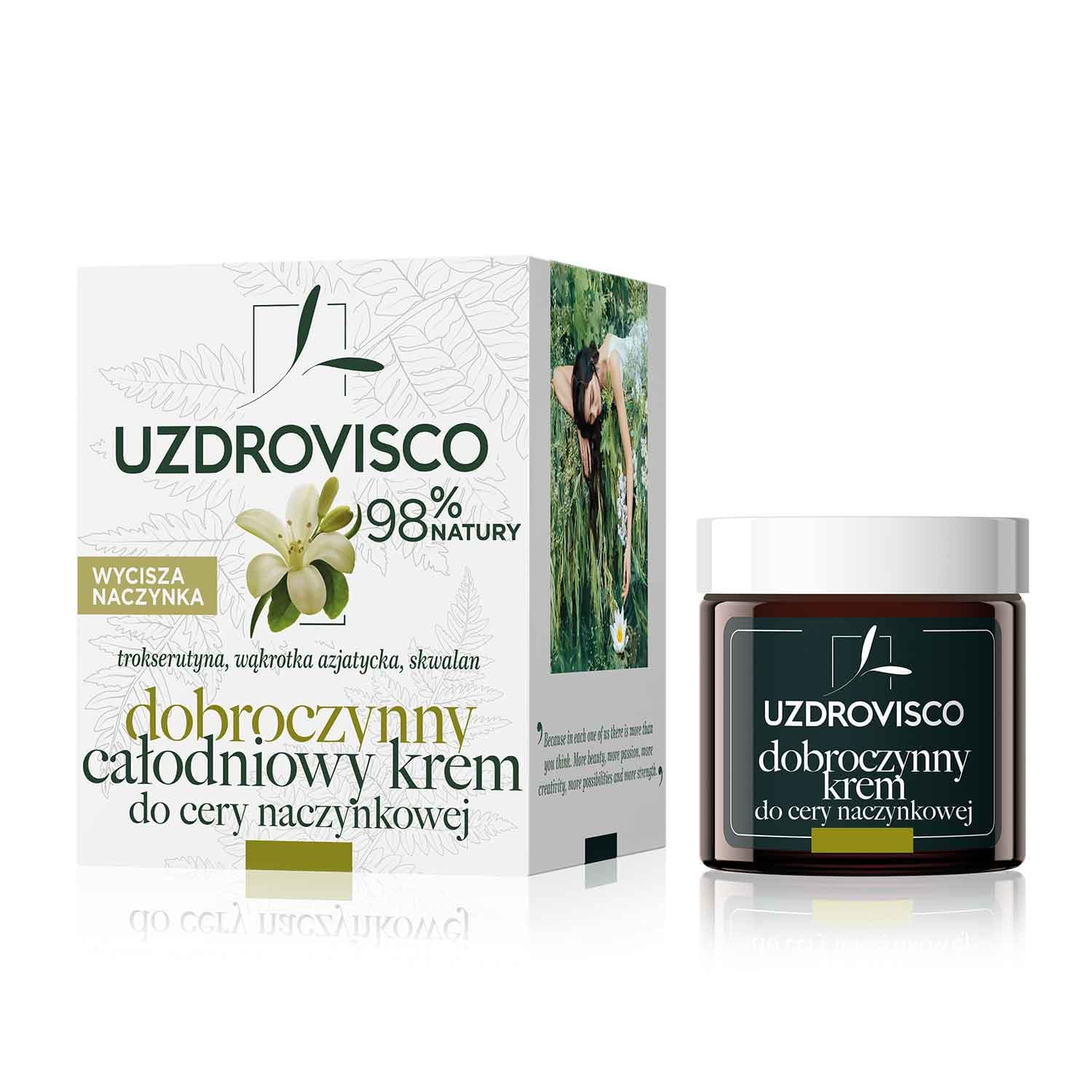 

UZDROVISCO Naczynka dobroczynny całodniowy krem do cery naczynkowej 50ml