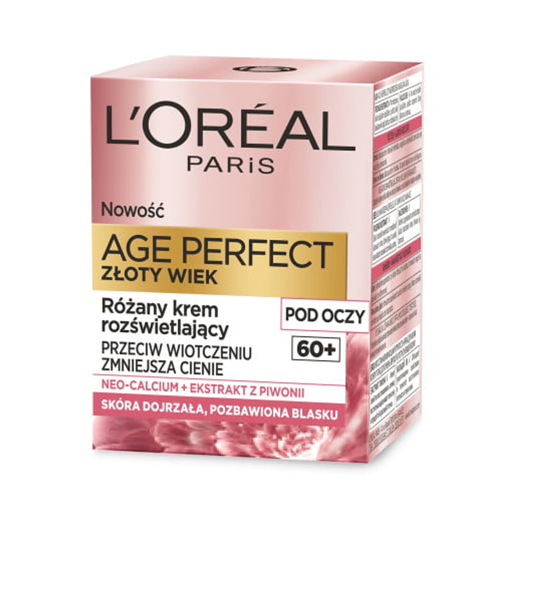 

L'Oreal Paris Age Perfect Złoty Wiek 60+ różany krem rozświetlający pod oczy 15ml