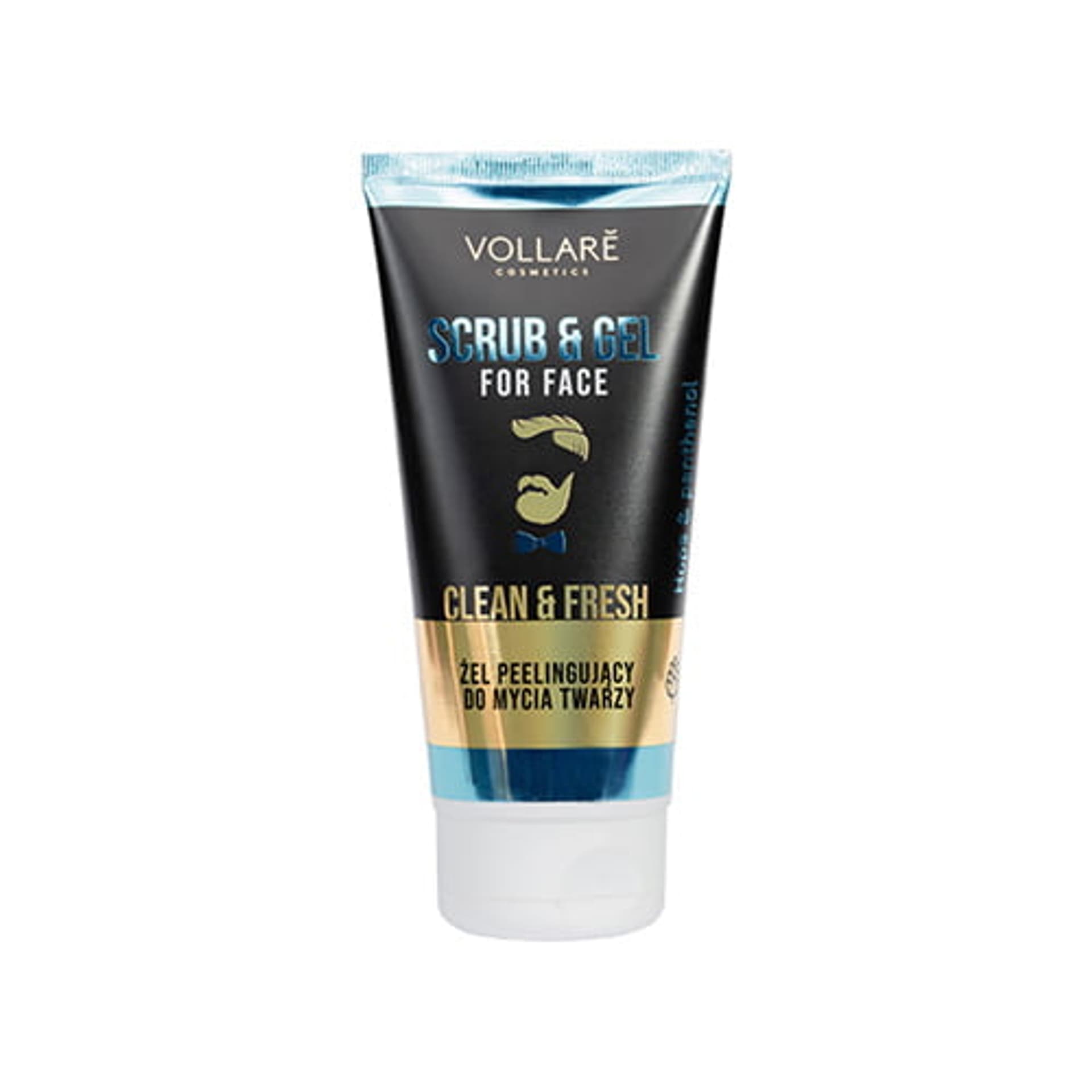 

Vollare Żel peelingujący do mycia twarzy dla mężczyzn 150ml