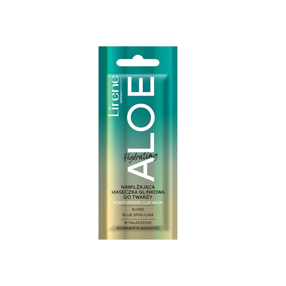 

Lirene Nawilżająca maseczka glinkowa do twarzy Aloe 6ml
