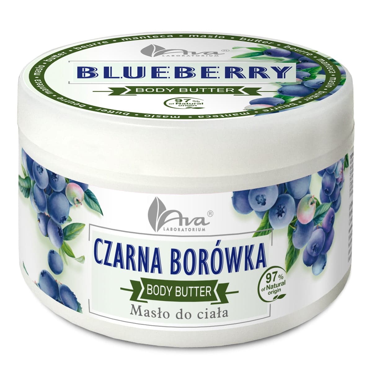 

Ava Laboratorium Body Butter masło do ciała Czarna Borówka 250g