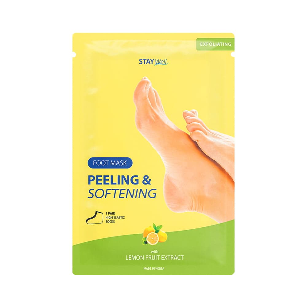 

Stay Well Peeling Softening Foot Mask maska do stóp w postaci skarpetek Lemon 1 para