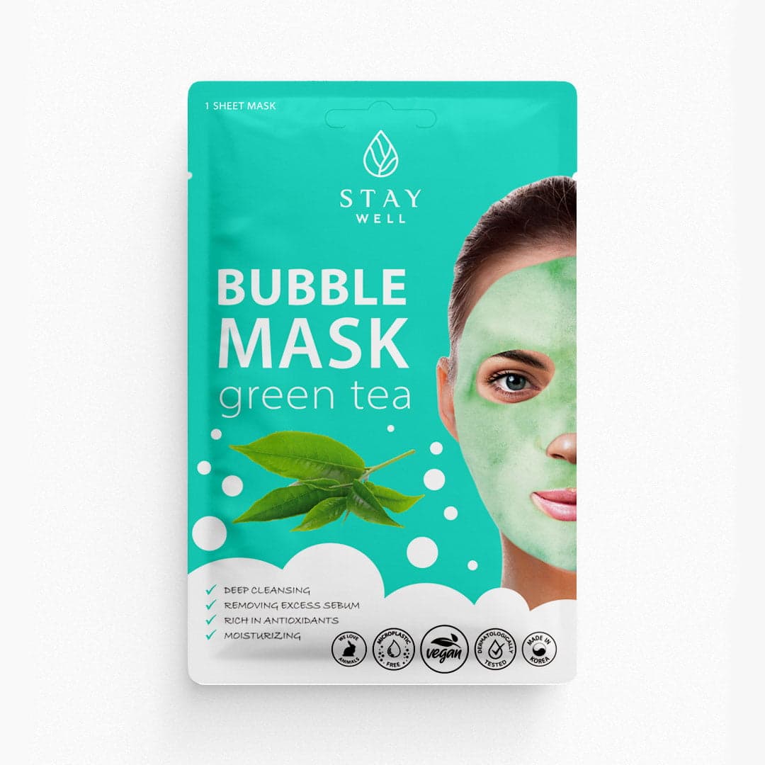

Stay Well Deep Cleansing Bubble Mask głęboko oczyszczająca maska bąbelkowa do twarzy Green Tea 20g