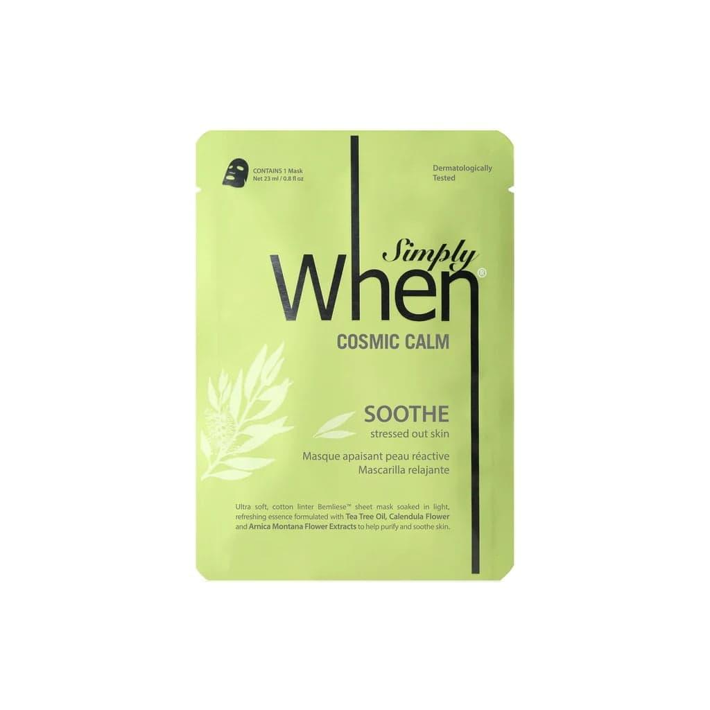 

SIMPLY WHEN Cosmic Calm Sheet Mask łagodzaca maska do twarzy Soothe 23g