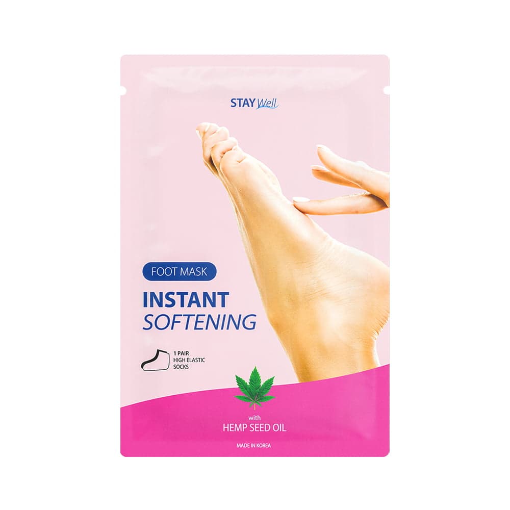 

Stay Well Instant Softening Foot Mask maska do stóp w postaci skarpetek Hemp Seed Oil 1 para