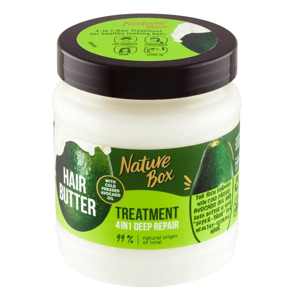 

Nature Box Hair Butter Treatment 4in1 Deep Repair głęboko regenerująca maska ​​do włosów 4w1 z olejem z awokado 300ml