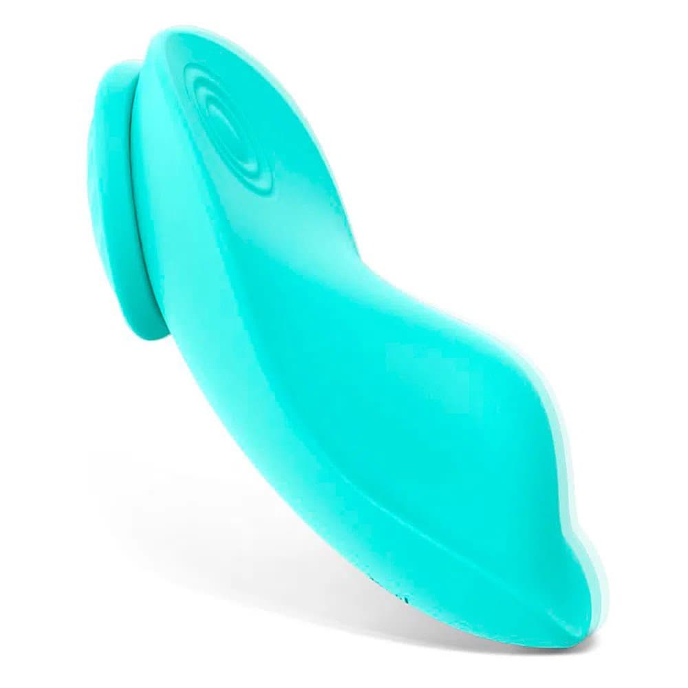 

S-HANDE Leaf-RTC dyskretny zdalnie sterowany wibrator typu panty z 9 trybami wibracji Light Blue