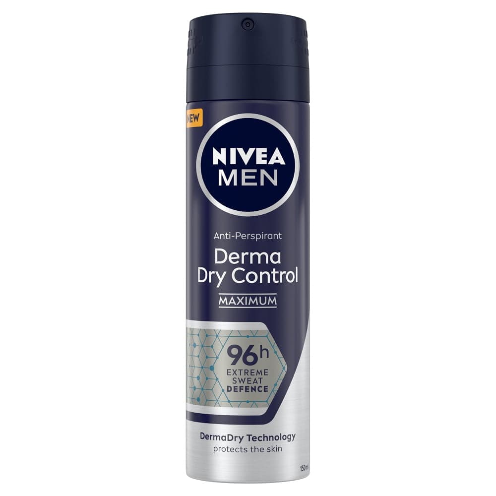

Nivea Men Derma Dry Control antyperspirant spray 150ml