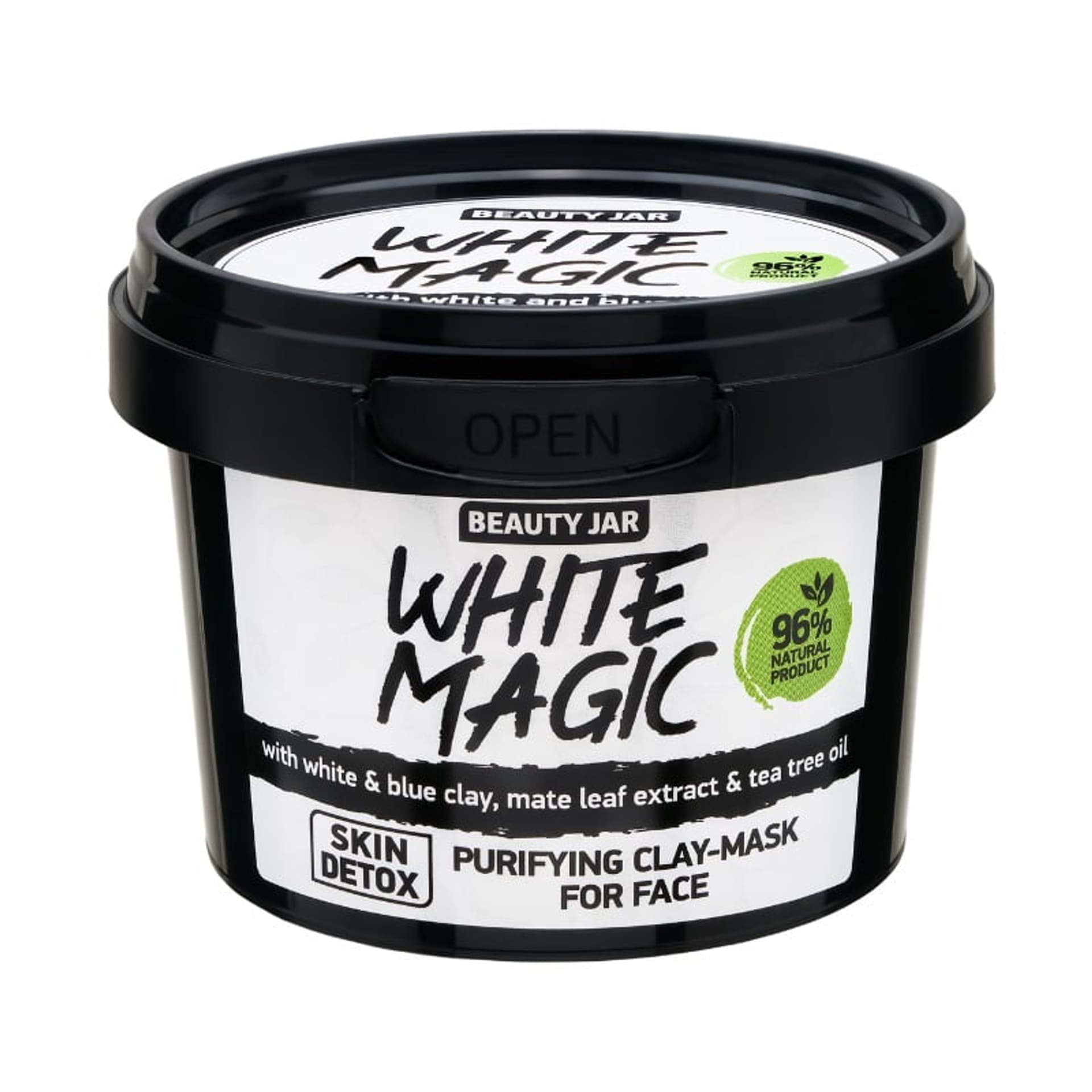 

BEAUTY JAR White Magic oczyszczająca maska do twarzy z wyciągiem z liści mate 120ml