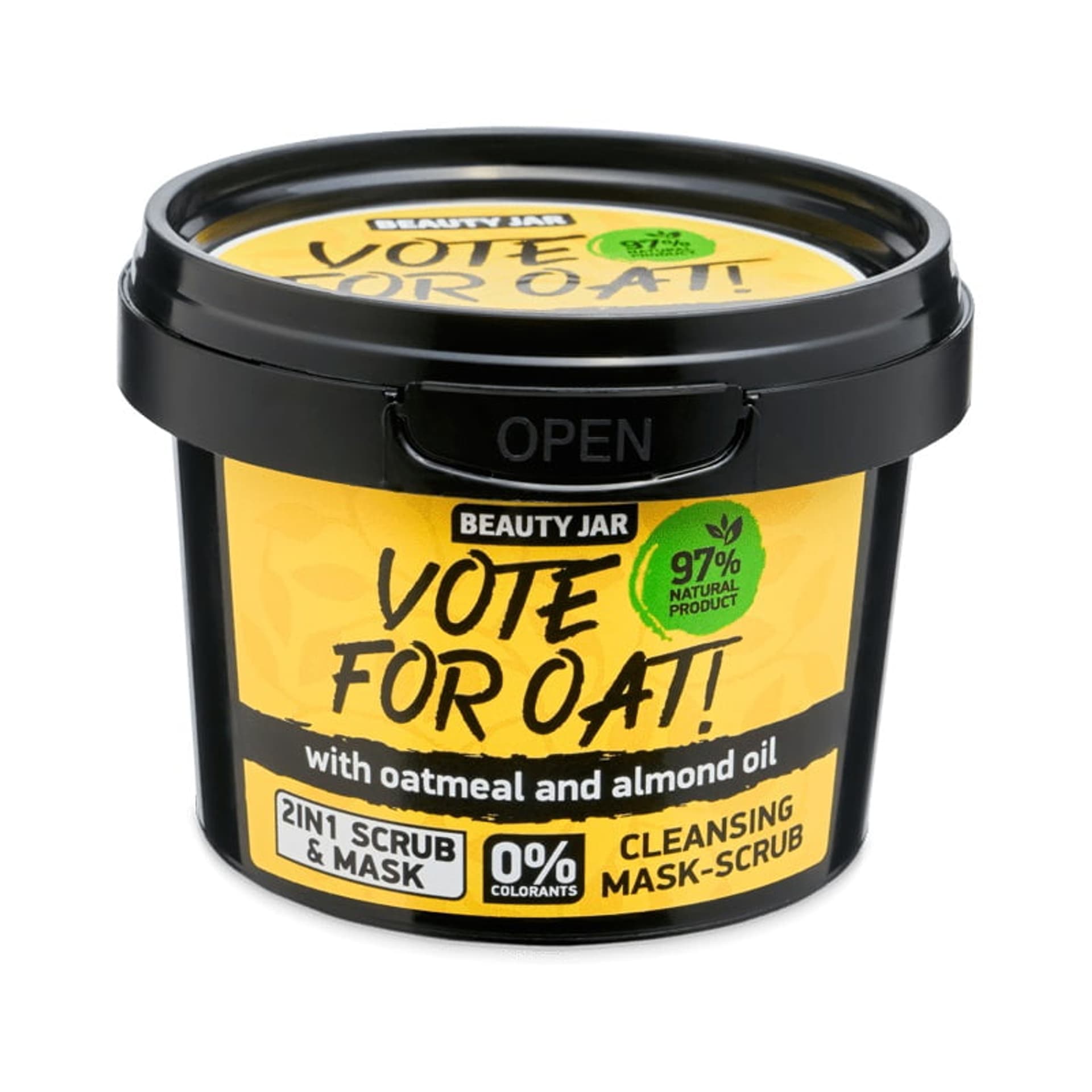 

BEAUTY JAR Vote For Oat! oczyszczająca maska peelingująca do twarzy 120g