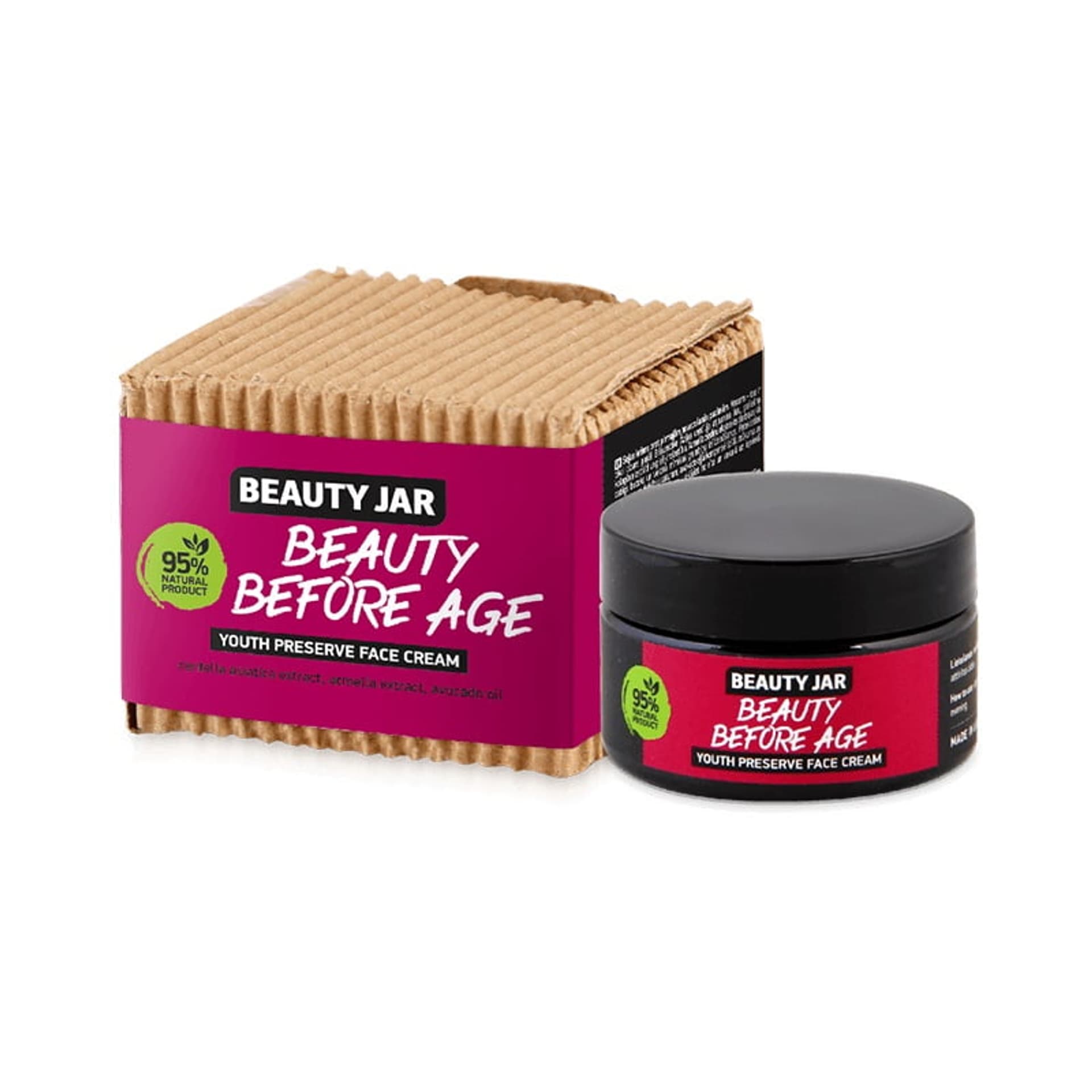 

BEAUTY JAR Beauty Before Age naturalny przeciwzmarszczkowy krem do twarzy 60ml