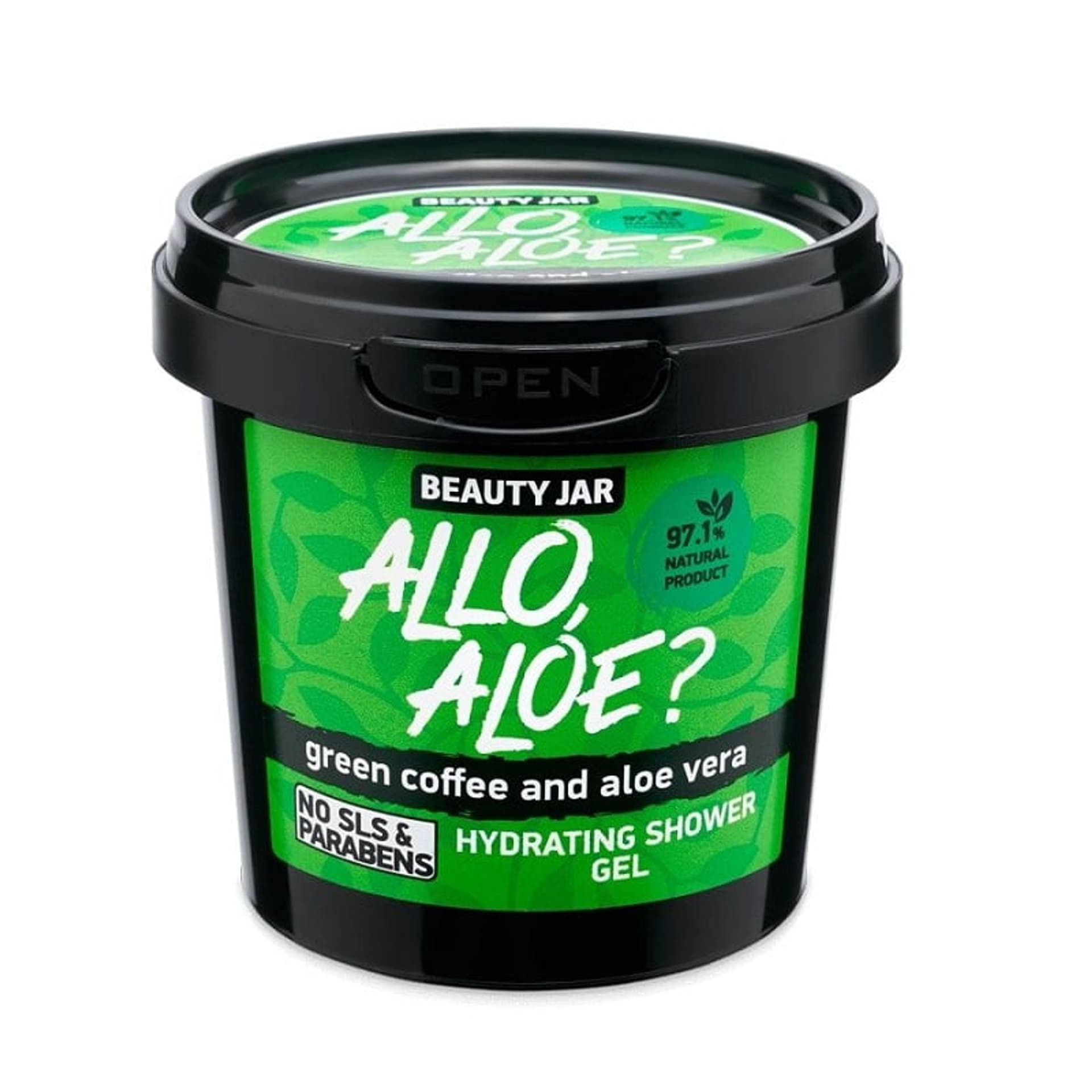 

BEAUTY JAR Allo Aloe nawilżający żel pod prysznic z zieloną kawą i aloesem 150g