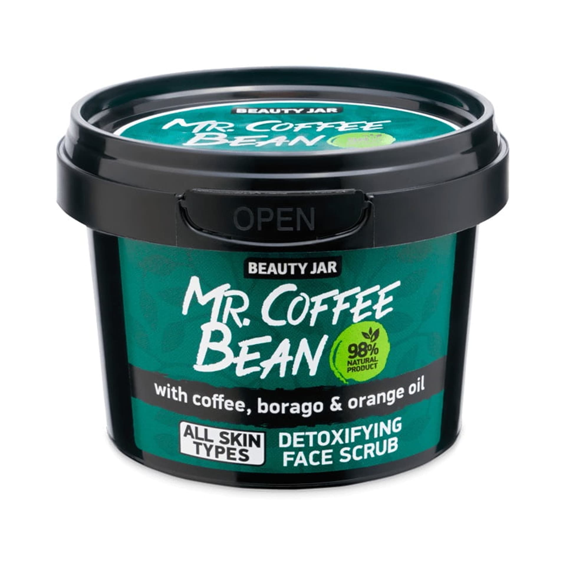 

BEAUTY JAR Mr. Coffee Bean detoksykujący peeling do twarzy 50g