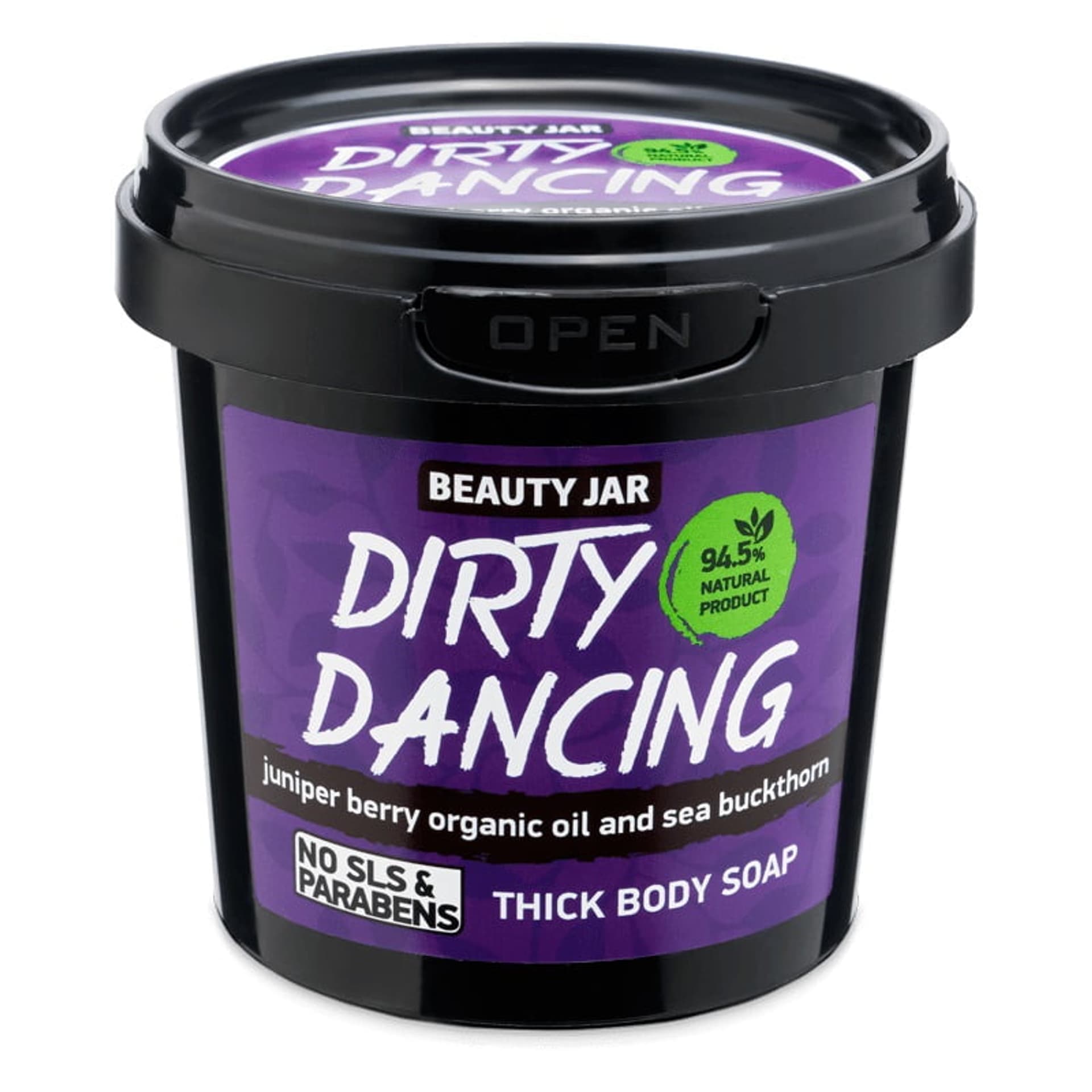 

BEAUTY JAR Dirty Dancing gęste mydło do ciała z jałowcem i rokitnikiem 150g