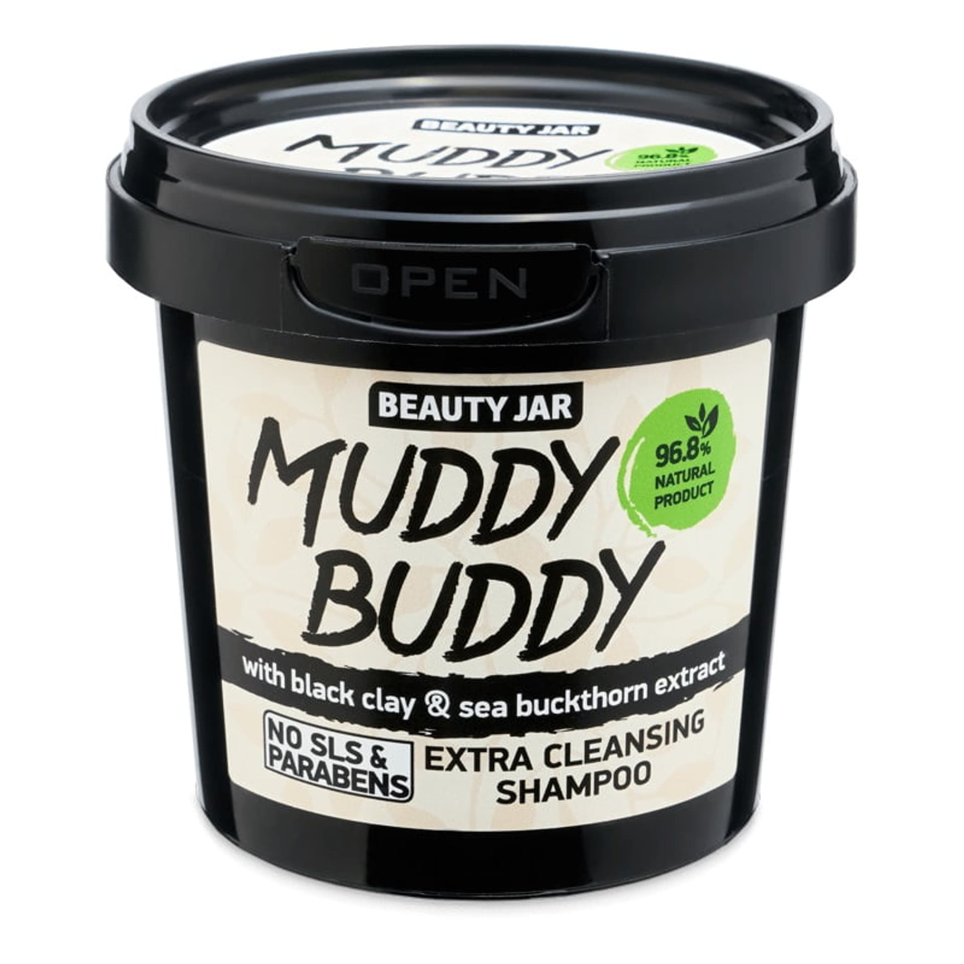 

BEAUTY JAR Muddy Buddy ekstra oczyszczający szampon do włosów 150g