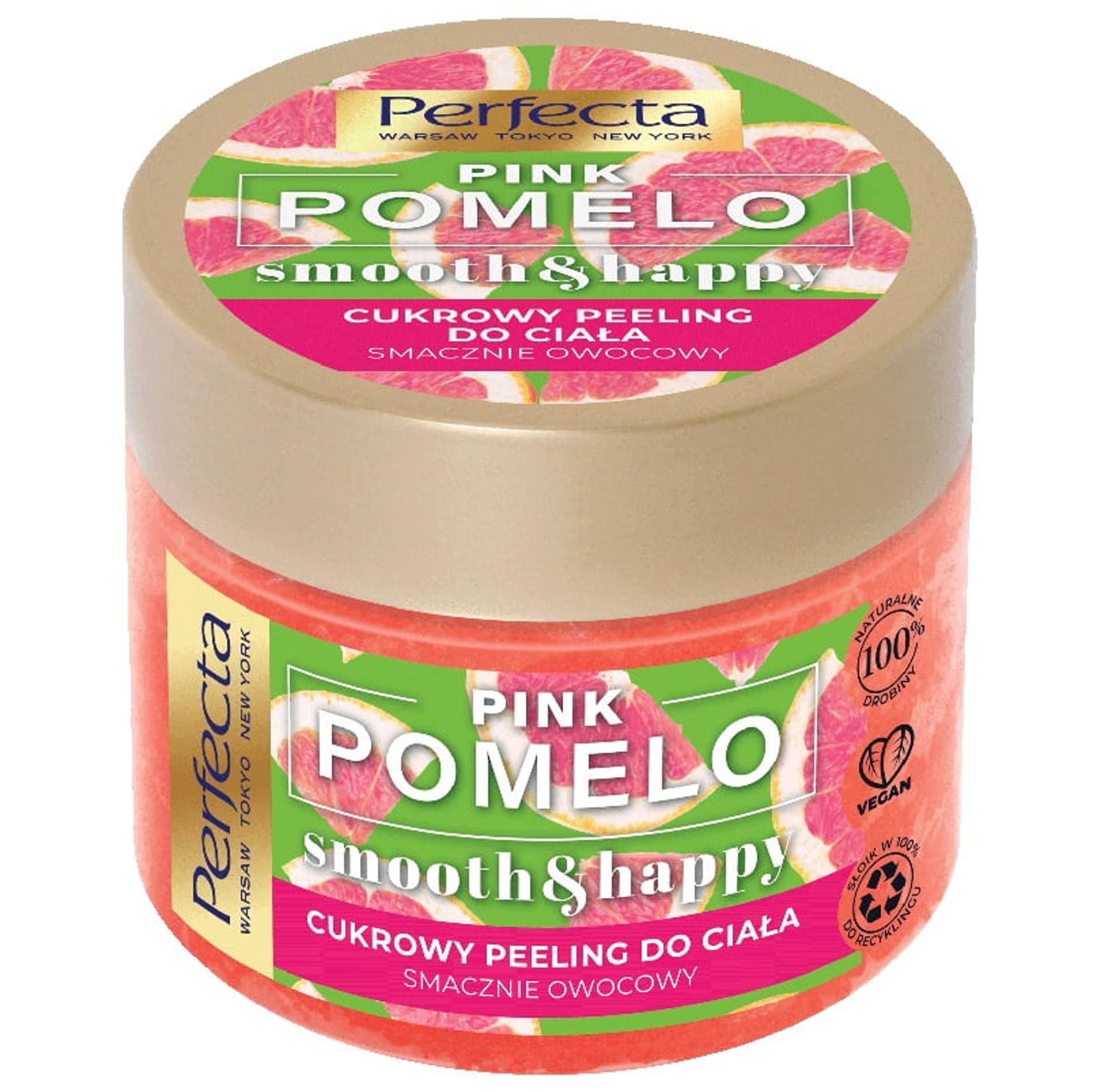 

Perfecta Pink Pomelo Cukrowy Peeling do ciała - wygładzający 300g