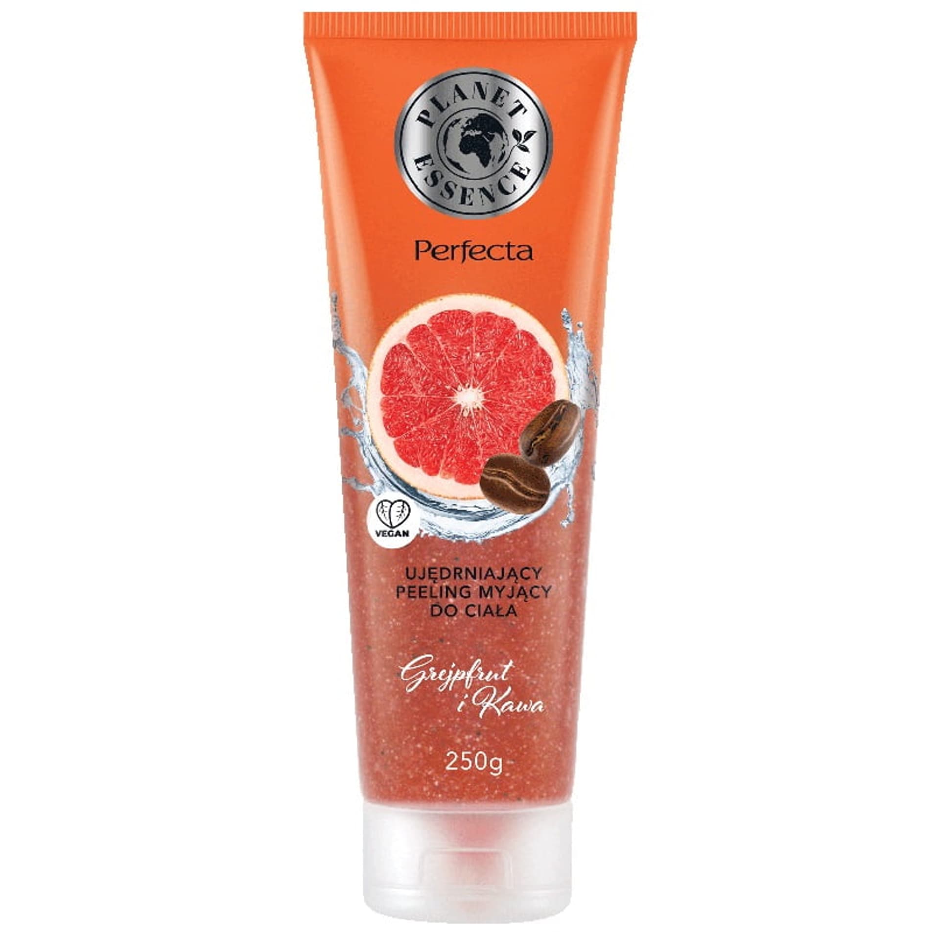 

Perfecta Planet Essence Ujędrniający Peeling myjący do ciała - Grefpfruit i Kawa 250g