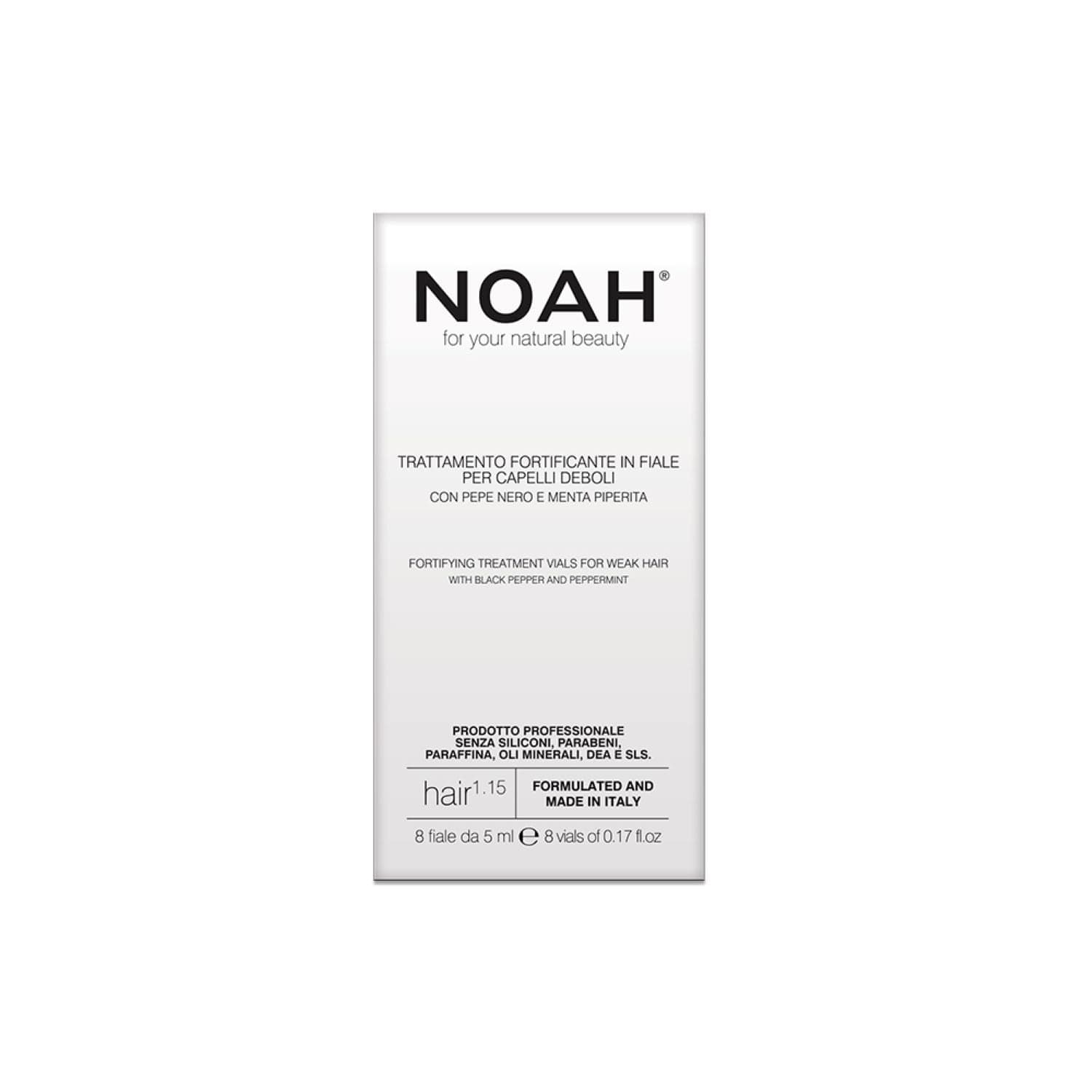 

Noah For Your Natural Beauty Fortifying Treatment Vials For Weak Hair 1.15 kuracja wzmacniająca do pielęgnacji włosów słabych 8x5ml