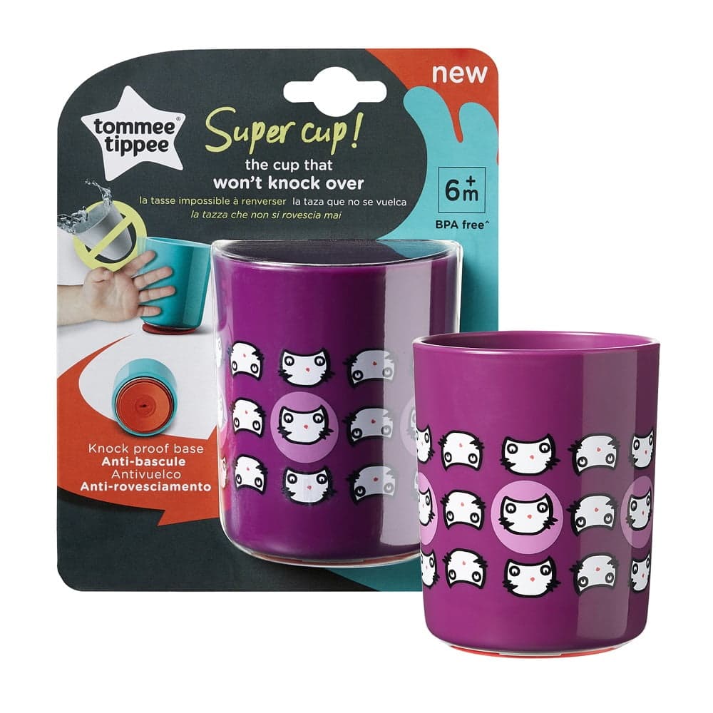 

Tommee Tippee Super Cup kubek z przyczepną podstawą 6m+ Fioletowy 190ml