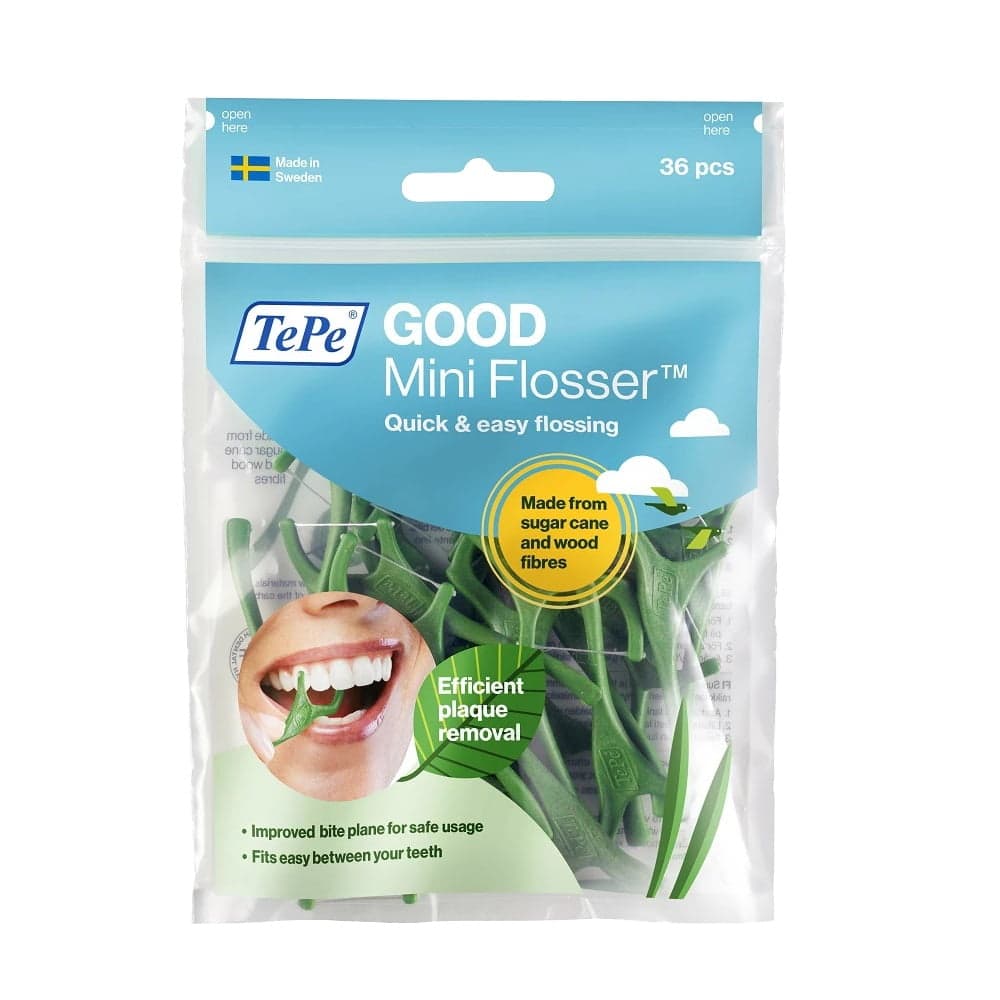 

TePe GOOD Mini Flosser ekologiczne mini flossery z nicią dentystyczną 36szt
