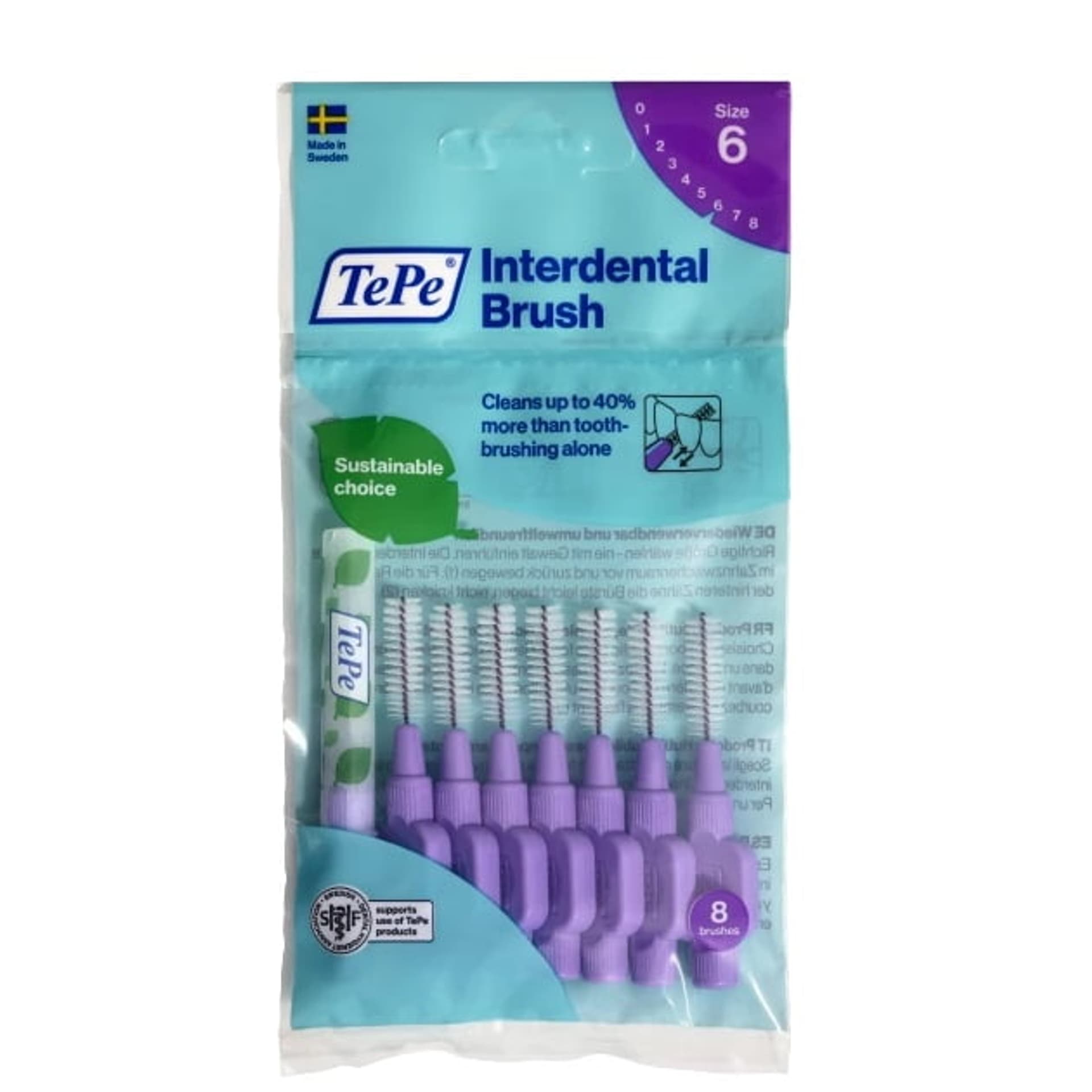 

TePe Original szczoteczki międzyzębowe 1.1mm Fioletowe 8szt
