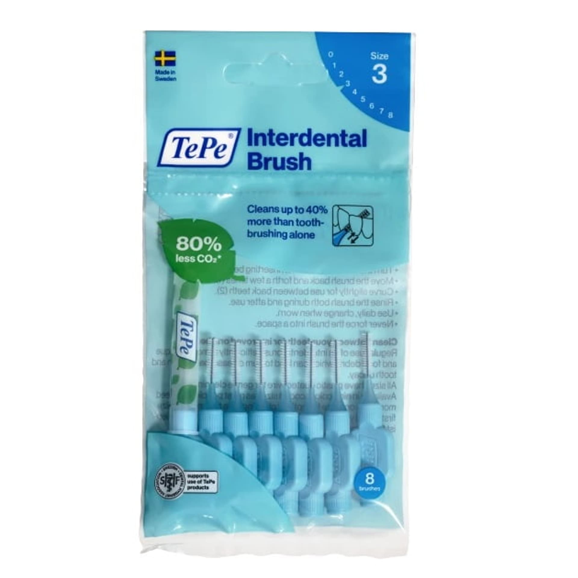 

TePe Original szczoteczki międzyzębowe 0.6mm Niebieskie 8szt