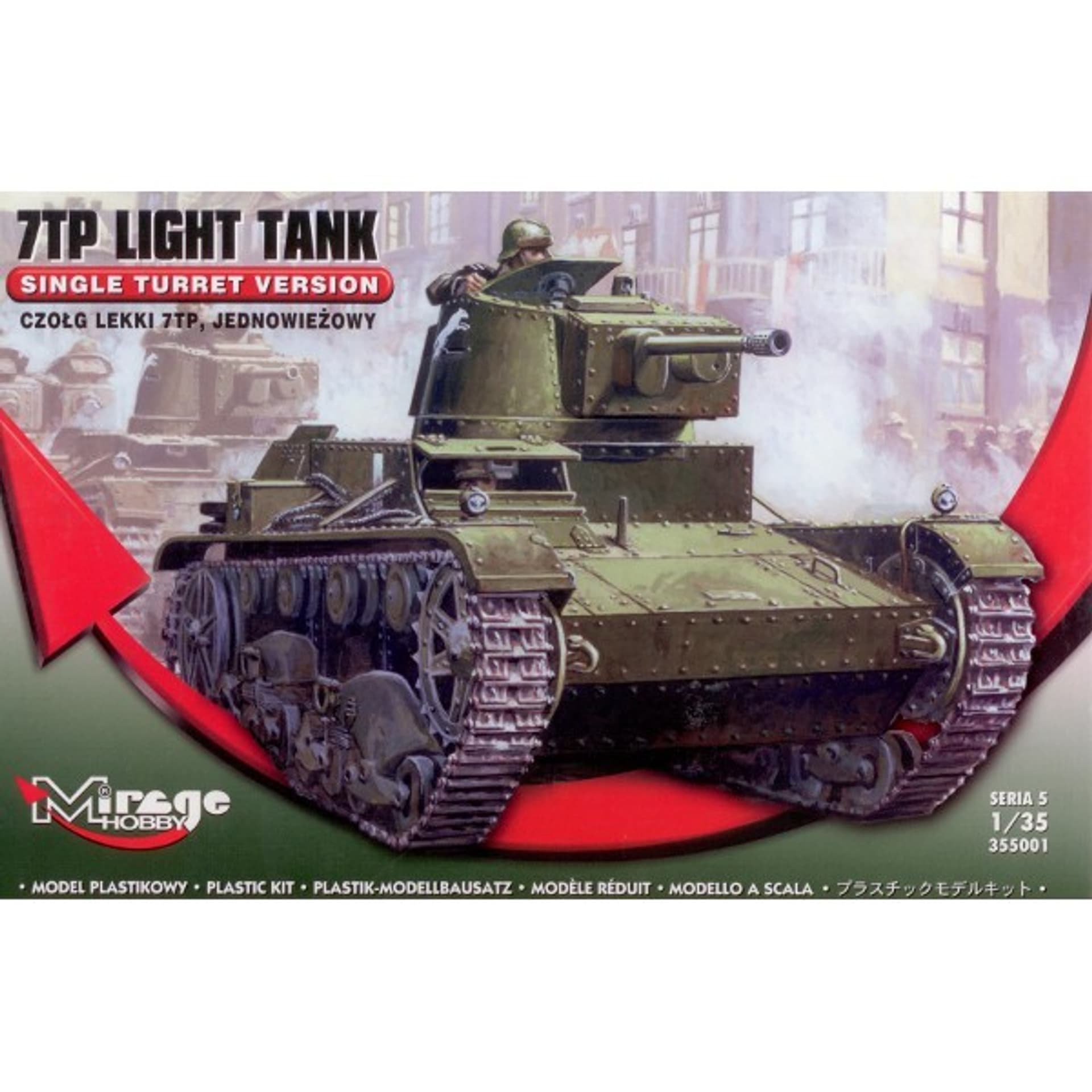 

MIRAGE 7TP Czołg Lekki Jednowieżowy